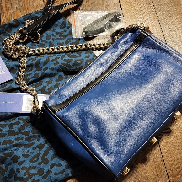 Rebecca Minkoff Electric Blue Mini Mac Bag - Picture 8 of 15